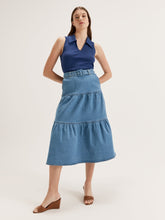 Piper Denim Midi Skirt